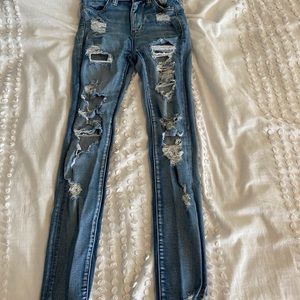 American Eagle ripped jeans (size 0)